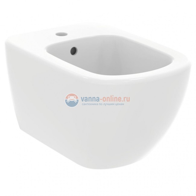 Подвесное биде с отверстием под смеситель Ideal Standard TESI T3552V1 Подвесное биде с отверстием под смеситель Ideal Standard TESI T3552V1