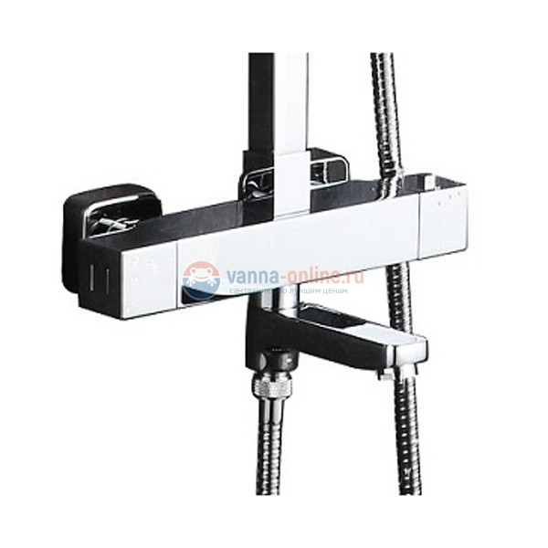Душевая система с термостатом Timo Tetra-Thermo SX-0169/00 chrome, хром Душевая система с термостатом Timo Tetra-Thermo SX-0169/00 chrome, хром