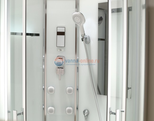 Душевая кабина Black&White Galaxy G5501 900, 90 x 90 см, гидромассажная