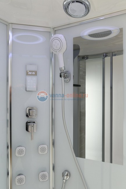 Душевая кабина Black&White Galaxy G5501 900, 90 x 90 см, гидромассажная