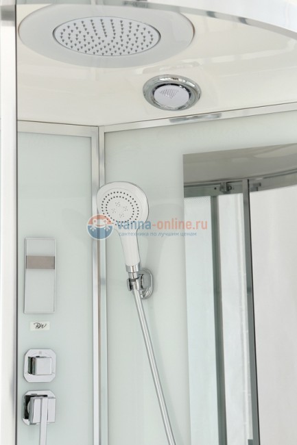 Душевая кабина Black&White Galaxy G5501 900, 90 x 90 см, гидромассажная