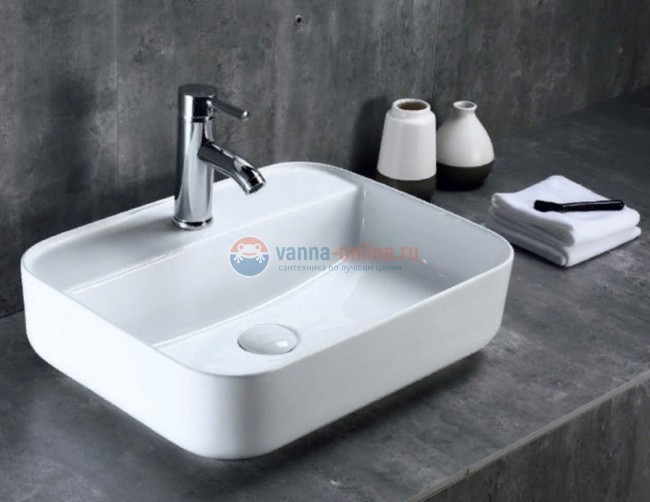 Раковина BelBagno BB1321 накладная 50х39х13.5 см Раковина BelBagno BB1321 накладная 50х39х13.5 см