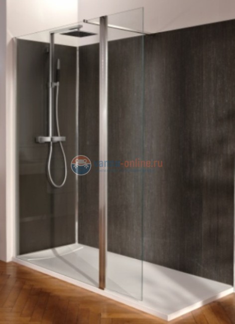 Душевой уголок Jacob Delafon Contra 130 см, с прозрачной поворотной панелью Душевой уголок Jacob Delafon Contra 130 см, с прозрачной поворотной панелью