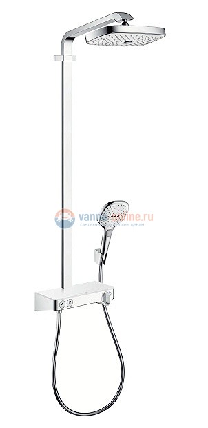 Душевая система с кнопками управления Hansgrohe Raindance Select Showerpipe E300 2 jet 27126400 Душевая система с кнопками управления Hansgrohe Raindance Select Showerpipe E300 2 jet 27126400