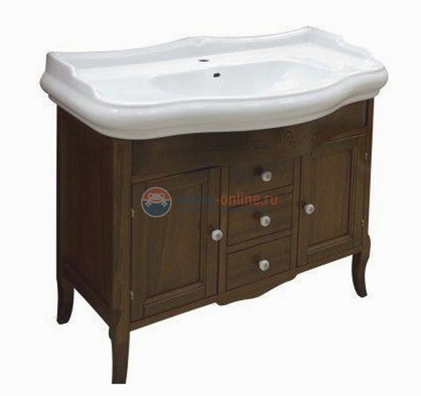 Тумба под раковину Kerasan Retro 734740, цвет орех