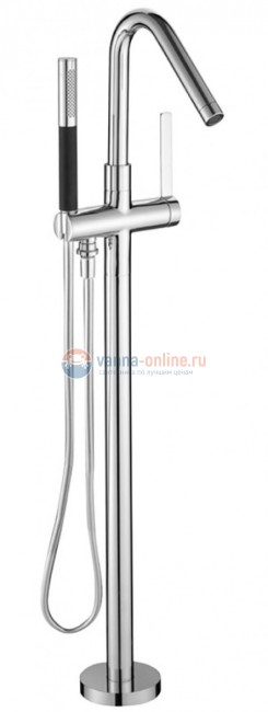 Смеситель Jacob Delafon Stillness E97344-CP для ванны и душа со шлангом и держателем