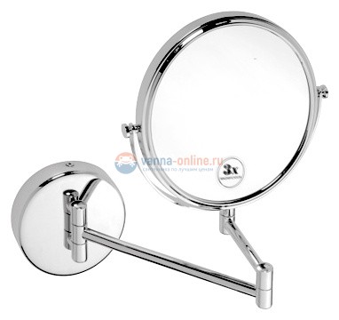 Косметическое зеркало Bemeta 112201512hrom 23 x 46.5 x 31 см, хром