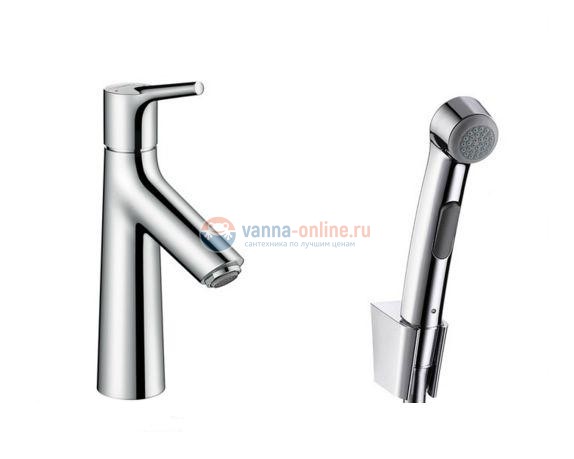 Смеситель Hansgrohe Talis S 72290000 для раковины с гигиеническим душем, хром