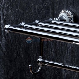 Полка Fixsen Bogema FX-78515 для полотенец, хром Полка Fixsen Bogema FX-78515 для полотенец, хром