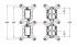Система скрытого монтажа Jacob Delafon Modulo 98788D-NF комплект для объединения двух универсальных систем