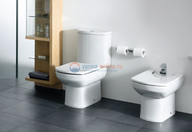 Унитаз Roca Dama Senso Compacto 342518000 с бачком 34151B000 / 341519000