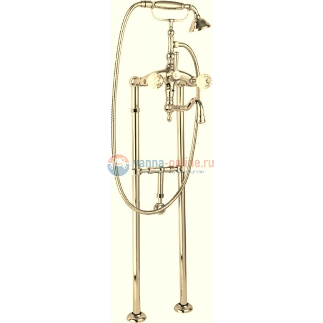 Смеситель Cezares Atlantis ATLANTIS-VDPS2-03/24-Sw для ванны/душа, золото