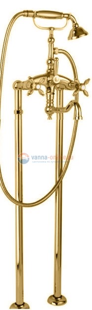 Смеситель Cezares Atlantis-Nostalgia VDP2-03/24 цвет золото