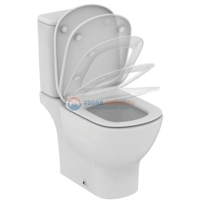 Напольный унитаз Ideal Standard Tesi AquaBlade® T008701, безободковый Напольный унитаз Ideal Standard Tesi AquaBlade® T008701, безободковый