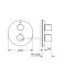 Термостат Grohe Grohtherm 3000 Cosmopolitan 19467LS0 для душа, белый Термостат Grohe Grohtherm 3000 Cosmopolitan 19467LS0 для душа, белый