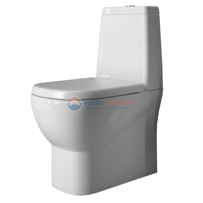 Напольный унитаз Sanita Luxe Infinity INFSLCC01040522 крышка микролифт