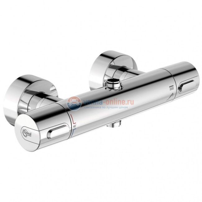 Настенный термостатический смеситель для душа Ideal Standard CERATHERM 100 A4639AA Настенный термостатический смеситель для душа Ideal Standard CERATHERM 100 A4639AA