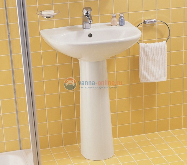 Раковина Jika Zeta 55 1039.1.000.104.9, 55 x 44 см