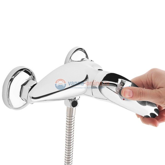 Смеситель Iddis Leaf LEASB00i03WA для душа, хром Смеситель Iddis Leaf LEASB00i03WA для душа, хром