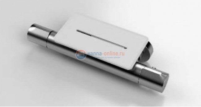 Смеситель Jacob Delafon Metro E21768-CP для ванны и душа с полкой, термостатический, хром