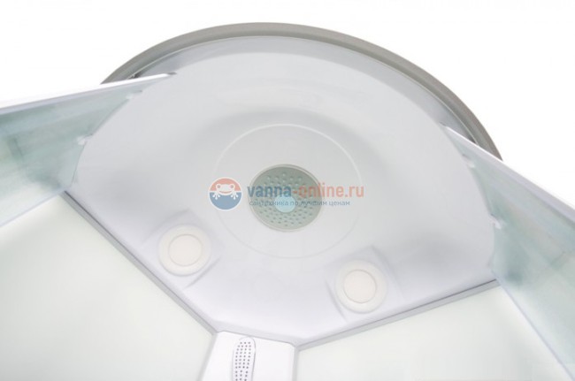 Душевая кабина Deto L 908 80 x 80 см, с крышей, с электрикой