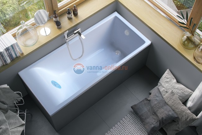 Ванна из литьевого мрамора Marmo Bagno Алесса, 170 х 75 см MB-ALN170-75
