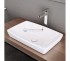 Раковина Vitra Metropole 5668 B003-0012 60x40 см, накладная, с переливом
