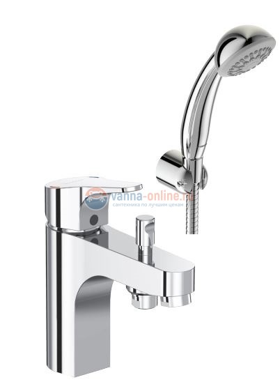 Смеситель для ванны и душа Vidima Next BA402AA, на борт ванны, хром Смеситель для ванны и душа Vidima Next BA402AA, на борт ванны, хром