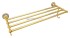 Полка Fixsen Bogema gold FX-78515G для полотенец, золото