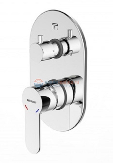 Смеситель Bravat New Moon P69191C-RUS для душа 2-х функциональный (внешняя часть)