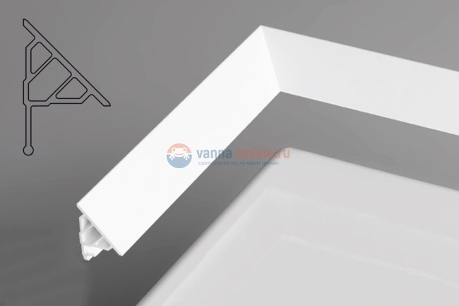 Универсальная декоративная планка Ravak тип 10, 110 см