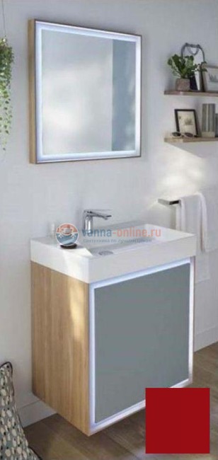 Тумба под раковину Jacob Delafon Rythmik Pure 65 см EB1770-G99, цвет магма глянцевый