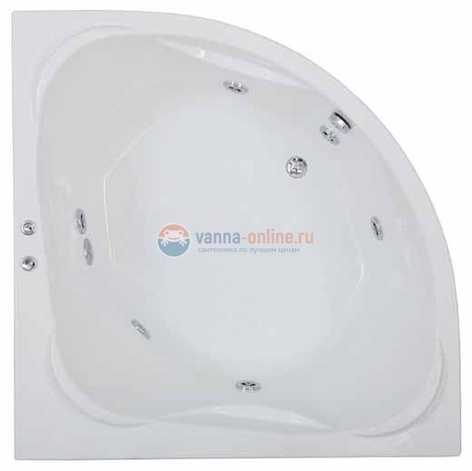 Акриловая ванна Bas Риола Вн БасВГ22 135x135 с г/м
