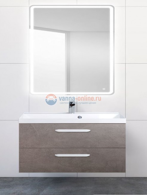 Тумба под раковину BelBagno Aurora AURORA-1000-2C-SO-PG подвесная (2 ящ.) Тумба под раковину BelBagno Aurora AURORA-1000-2C-SO-PG подвесная (2 ящ.)