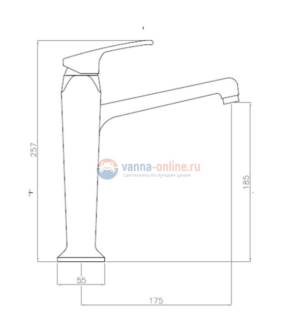 Смеситель Cezares Legend LSM2-A-03/24 цвет золото Смеситель Cezares Legend LSM2-A-03/24 цвет золото