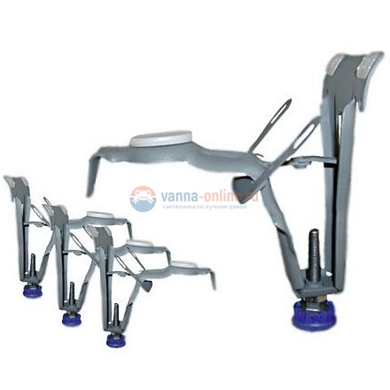 Крепления для угловой ванны Jacob Delafon E6D121-NF, L-образные