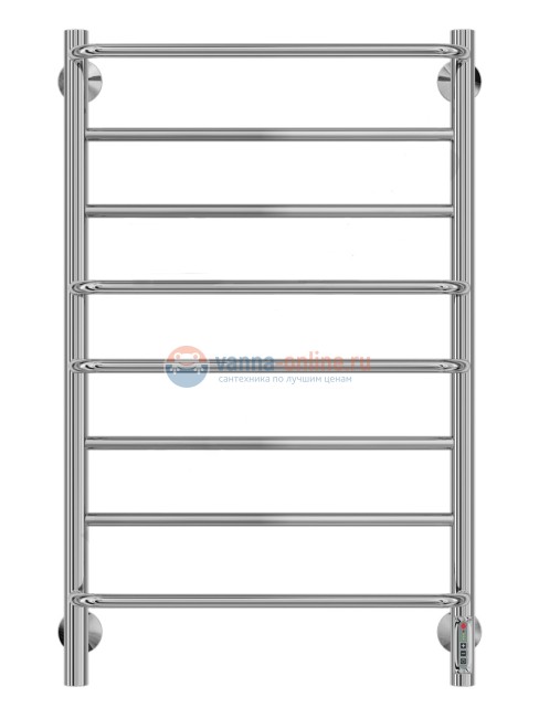 Полотенцесушитель электрический Terminus Евромикс П8 500x850, диммер слева