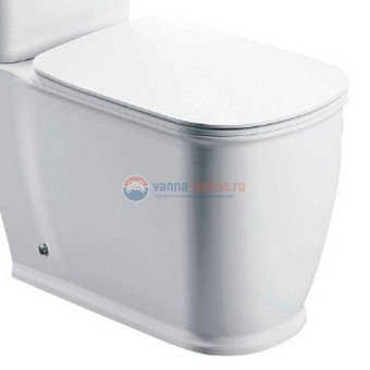 Чаша унитаза с горизонтальным выпуском P-Trape BelBagno Prado BB10150CP Чаша унитаза с горизонтальным выпуском P-Trape BelBagno Prado BB10150CP