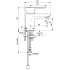 Смеситель для раковины Ideal Standard CERAPLAN III SLIM BC564AA Смеситель для раковины Ideal Standard CERAPLAN III SLIM BC564AA
