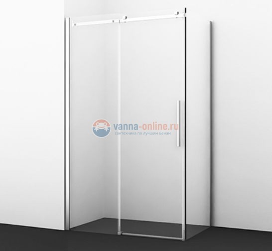 Душевой уголок WasserKRAFT Alme 15R07, 90 см, стекло прозрачное