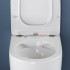 Подвесной безободковый унитаз Ceramica Nova Moments Rimless, крышка микролифт, CN3003
