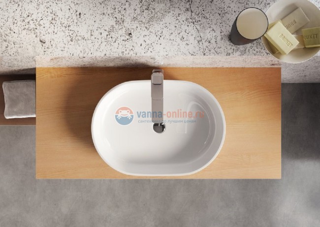 Раковина Ravak Moon 2 XJN01300002, 56 х 40 см, цвет белый