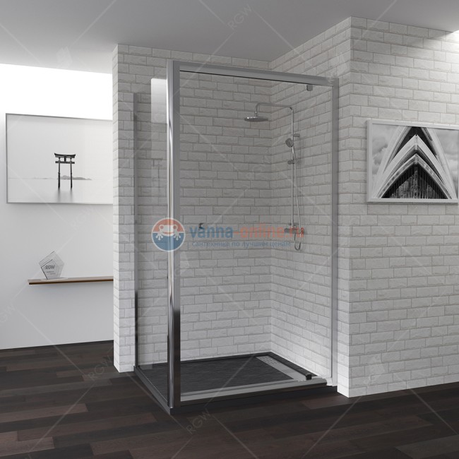 Душевой уголок RGW PA-43, 04084390-11, 90 х 100 x 185 см, дверь распашная, стекло прозрачное, хром Душевой уголок RGW PA-43, 04084390-11, 90 х 100 x 185 см, дверь распашная, стекло прозрачное, хром