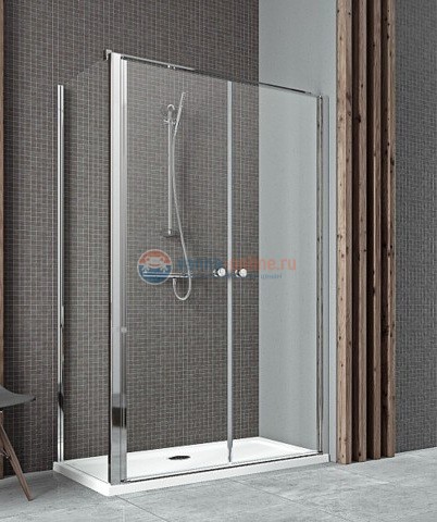 Душевой уголок Radaway EOS II DWD+S 90 х 90 см, левая неподвижная стенка Душевой уголок Radaway EOS II DWD+S 90 х 90 см, левая неподвижная стенка