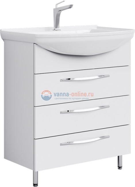 Тумба под раковину Aqwella Аллегро 75 Agr.01.07/3