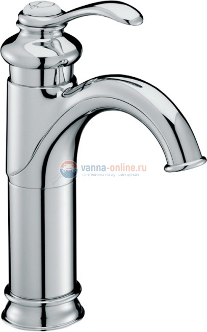 Смеситель Jacob Delafon Fairfax E72091 для раковины с донным клапаном Смеситель Jacob Delafon Fairfax E72091 для раковины с донным клапаном