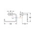 Бумагодержатель Grohe Essentials Cube 40507001 Бумагодержатель Grohe Essentials Cube 40507001