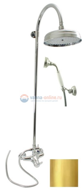 Душевая система Rav-Slezak Labe L081.5/3Z, золото