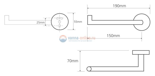 Держатель туалетной бумаги Bemeta Omega 104212032L Держатель туалетной бумаги Bemeta Omega 104212032L