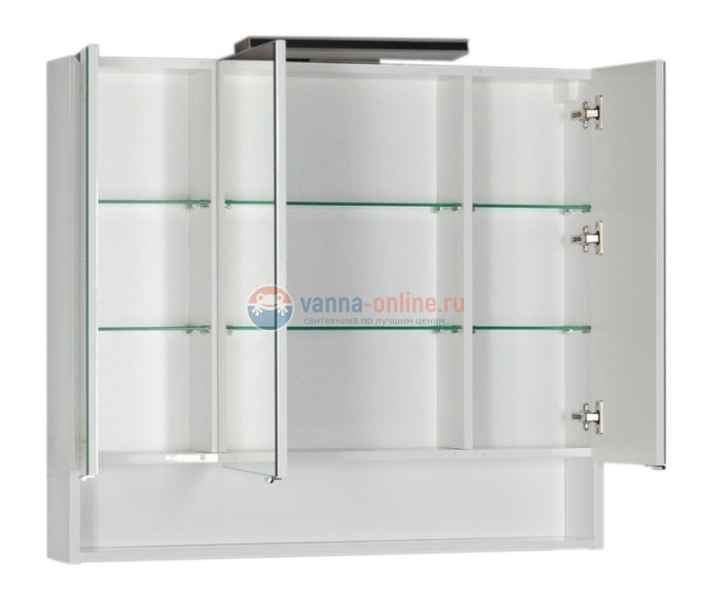 Зеркало-шкаф Aquanet Виго 100 00183399, цвет белый